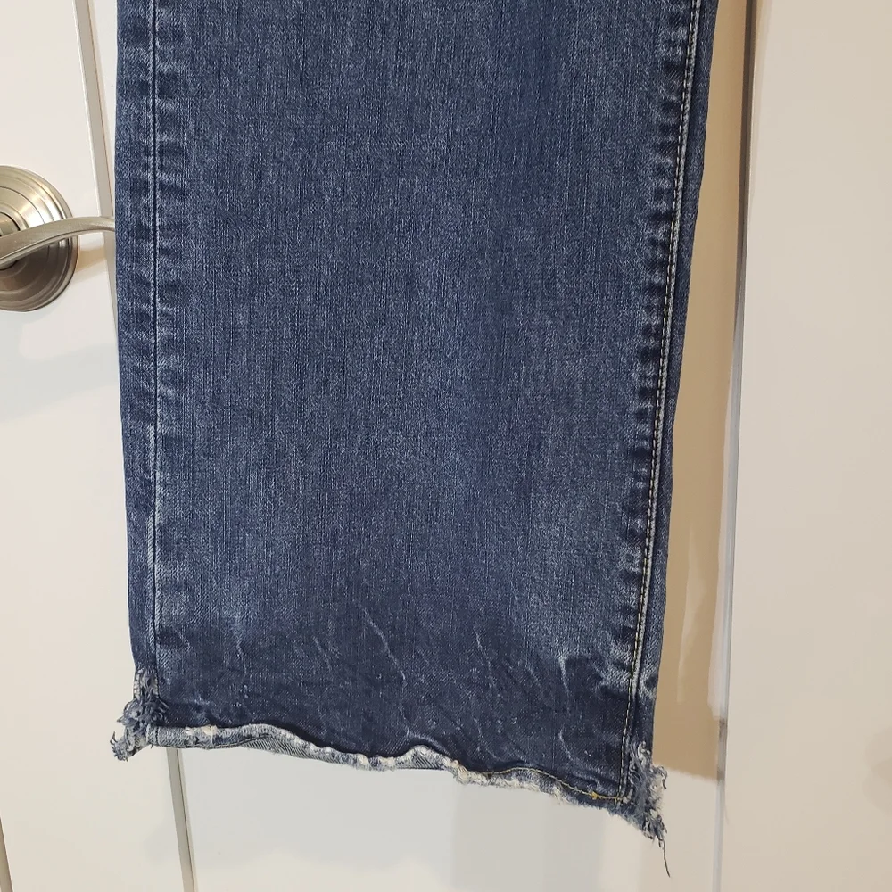 Guess Premium Distressed Patches Midrise Medium Rise Jeans Men's Size 34 X 33